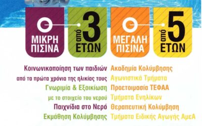 Έναρξη μικρής πισίνας Καλοκαίρι 2025